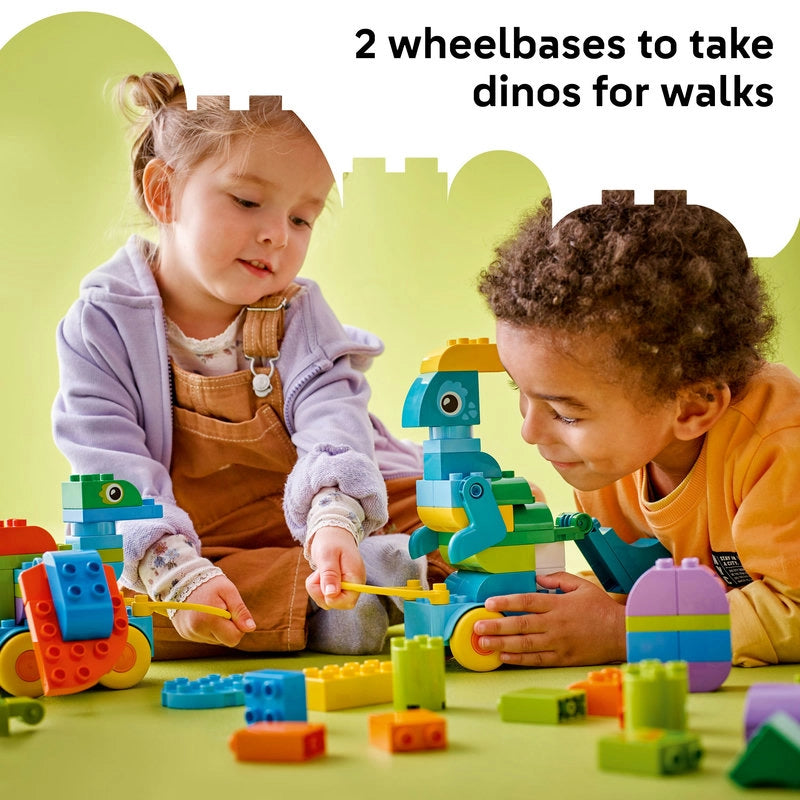 Lego - 3 in 1 Dinosaurs on Wheels | 108 Pcs | 3Y+ Lego - 3 in 1 Dinosaurs on Wheels | 108 Pcs | 3Y+