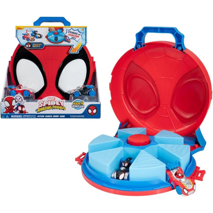 Spidey and His Amazing Friends - Marvel Spidey & His Amazing Friends Action Launch Carry Case Playset | 3Y+