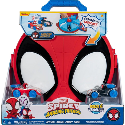 Spidey and His Amazing Friends - Marvel Spidey & His Amazing Friends Action Launch Carry Case Playset | 3Y+