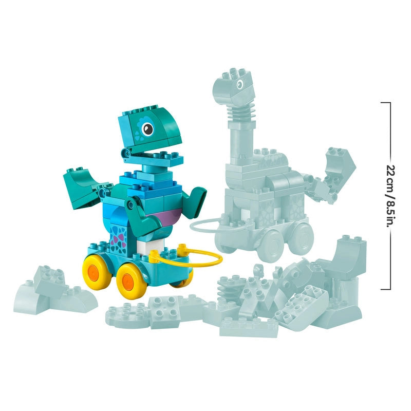 Lego - 3 in 1 Dinosaurs on Wheels | 108 Pcs | 3Y+ Lego - 3 in 1 Dinosaurs on Wheels | 108 Pcs | 3Y+