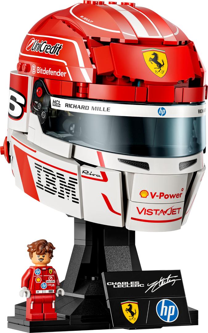 Lego - Scuderia Ferrari HP Charles Leclerc Helmet | 886 Pcs | 14Y+