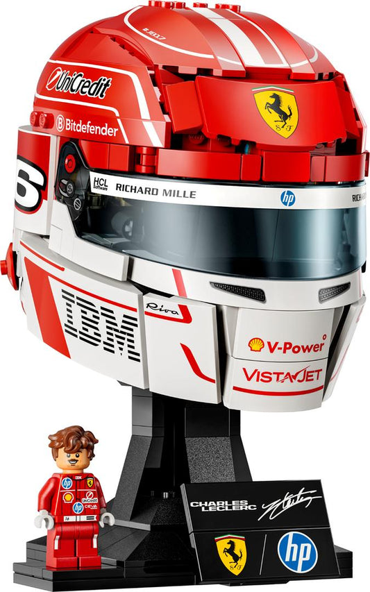 Lego - Scuderia Ferrari HP Charles Leclerc Helmet | 886 Pcs | 14Y+