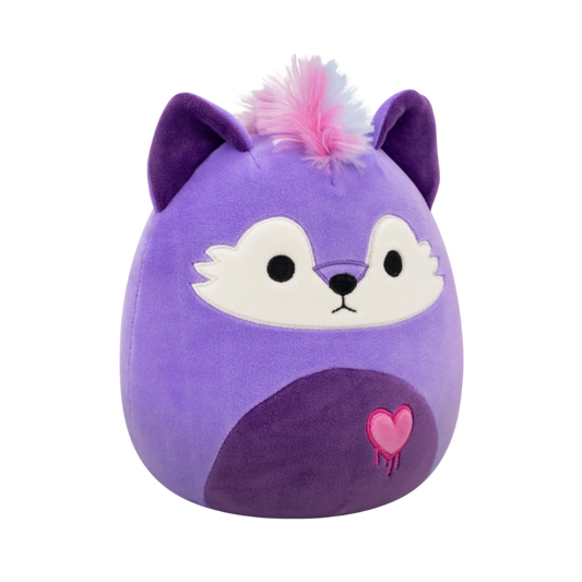 Squishmallows Little Plush 7.5" Yoshimi the Purple Girly Goth Wolf with Mohawk and Melting Heart | 1-6Y — BambiniJO Jordan