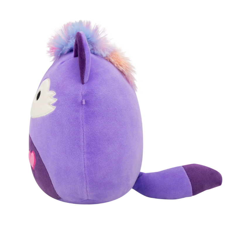 Squishmallows - Little Plush 7.5" Yoshimi the Purple Girly Goth Wolf with Mohawk and Melting Heart | 1-6Y