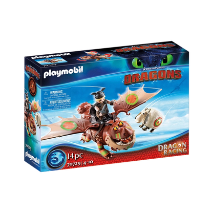 Playmobil Dragon Racing Fishlegs Meatlug