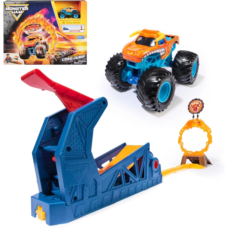 Monster Jam - مجموعة لعب القفزة الطويلة El Toro Loco | 3 سنوات فما فوق Monster Jam - مجموعة لعب القفزة الطويلة El Toro Loco | 3 سنوات فما فوق
