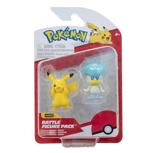 Pokemon - Battle Figures Generation IX 2 Pack- Quaxly & Pikachu #8 | 4Y+