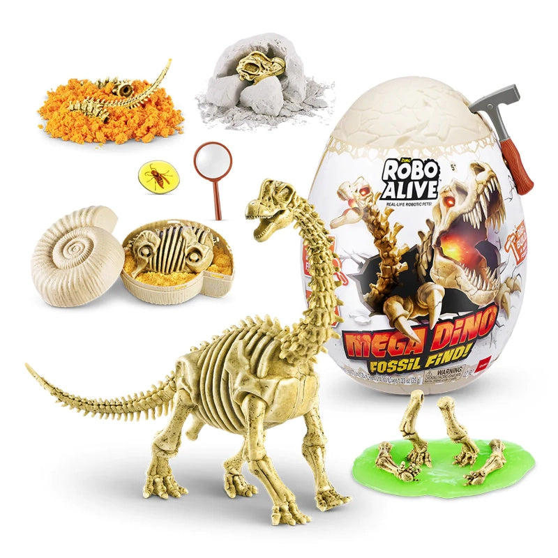 Robo Alive - Mega Dino Fossil Find Surprise Egg- Series 1 | 5Y+ Robo Alive - Mega Dino Fossil Find Surprise Egg- Series 1 | 5Y+