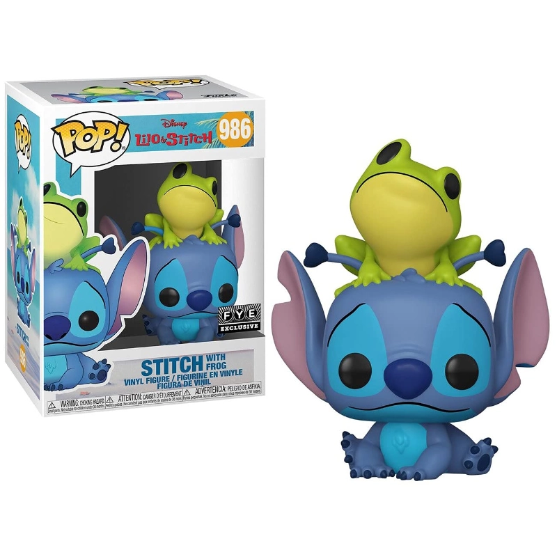 Funko - Pop! Disney: ليلو وستيتش - ستيتش مع ضفدع (حصري) | 3 سنوات فما فوق Funko - Pop! Disney: ليلو وستيتش - ستيتش مع ضفدع (حصري) | 3 سنوات فما فوق