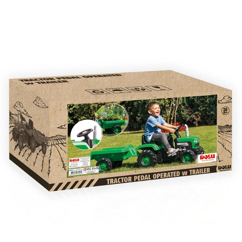 Dolu - Pedal Tractor with Trailer | 3Y+ — BambiniJO Jordan