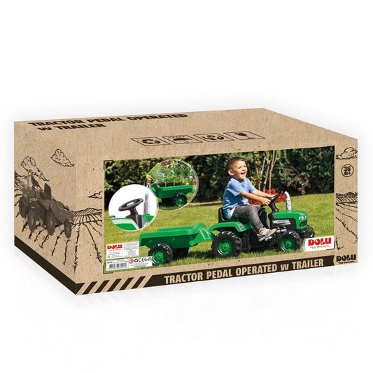 Dolu - Pedal Tractor with Trailer | 3Y+ — BambiniJO Jordan