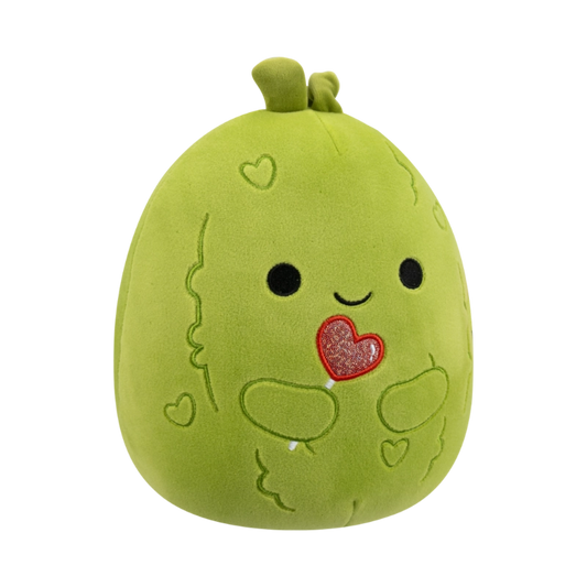 Squishmallows Little Plush 7.5" Salim the Green Pickle Holding Heart Lollipop with Heart Embroidery | 1-6Y — BambiniJO Jordan