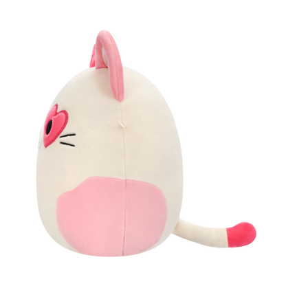 Squishmallows - Little Plush 5" Susan Q the Pink Cat with Heart Eyepatch | 1-6Y