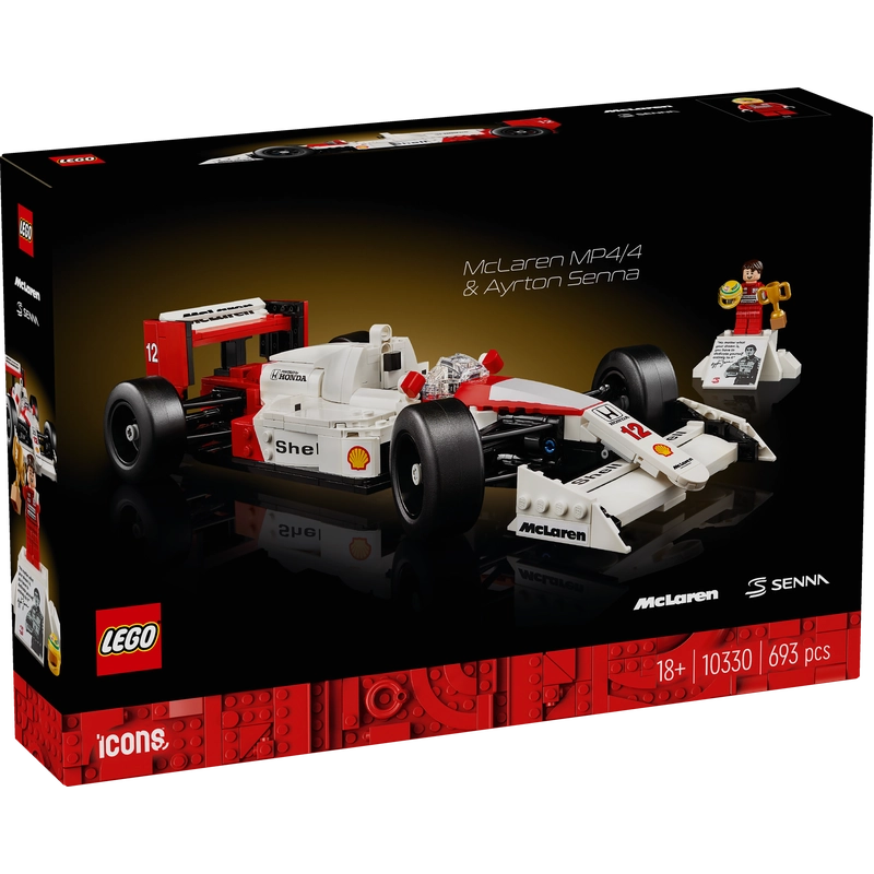 Lego - McLaren MP4/4 & Ayrton Senna 693 Pcs 18Y+ — BambiniJO Jordan
