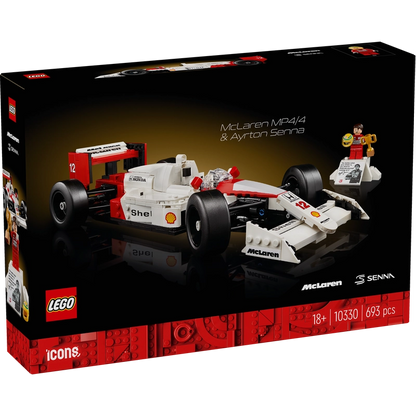 Lego - McLaren MP4/4 & Ayrton Senna 693 Pcs 18Y+ — BambiniJO Jordan