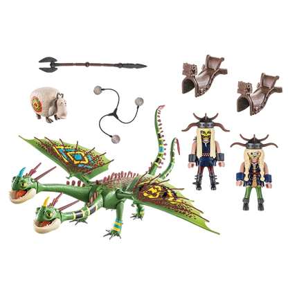 Playmobil Dragon Racing Ruffnut Tuffnut