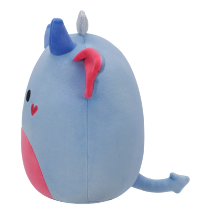 Squishmallows - Little Plush 5" King Kin the Blue and Pink Goblin with Silver Crown and Heart Cheeks | 1-6Y