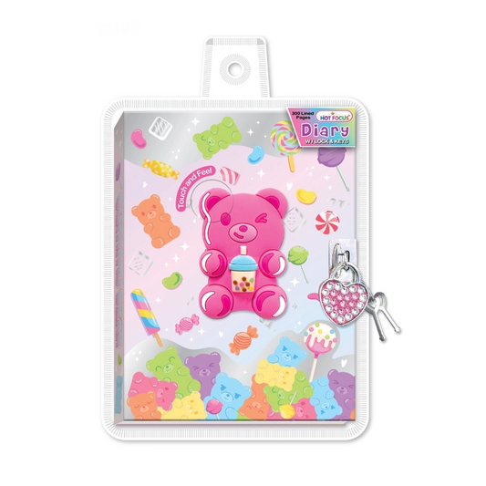 Diary with Lock and Keys | Gummy Bear | 5Y+