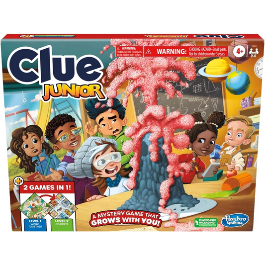 Hasbro Gaming - Clue Junior 2 in 1 Game (English or French) | 4Y+