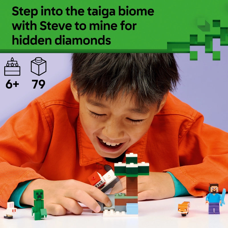 Lego - Steve's Taiga Adventure 79 Pcs 6Y+ — BambiniJO Jordan