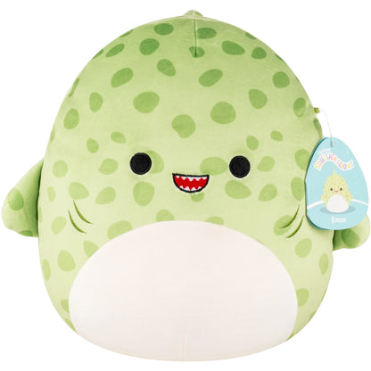 Squishmallows - Medium Plush 12" Enzo the Green Spotted Leopard Shark | 1-6Y