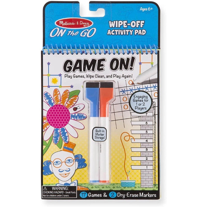 Melissa & Doug - لوح ألعاب كتابة ومسح | 6 سنوات فما فوق Melissa & Doug - لوح ألعاب كتابة ومسح | 6 سنوات فما فوق