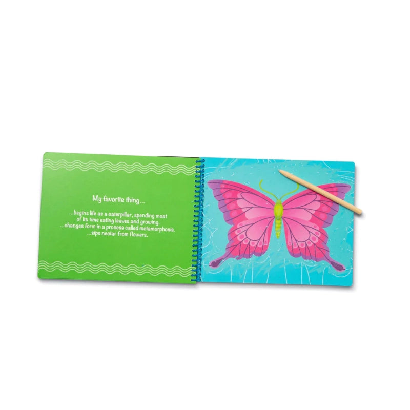 Melissa & Doug - On The Go Scratch Art: Hidden Picture Pad- Favorite Things | 5Y+ Melissa & Doug - On The Go Scratch Art: Hidden Picture Pad- Favorite Things | 5Y+