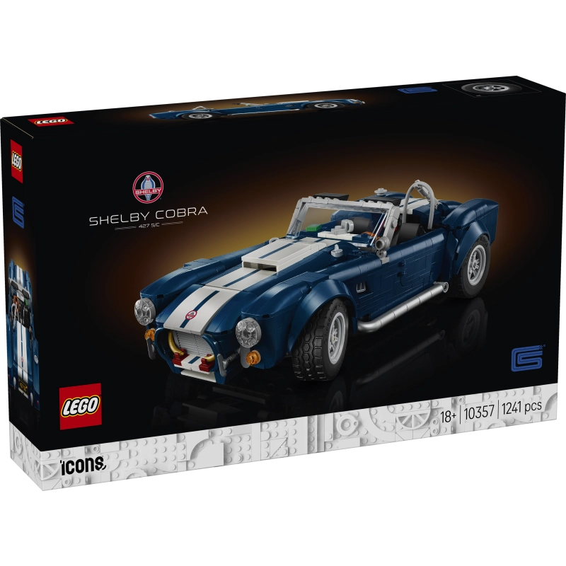 Lego - Shelby Cobra 427 S/C (Rare Edition) 1241 Pcs 18Y+ — BambiniJO Jordan