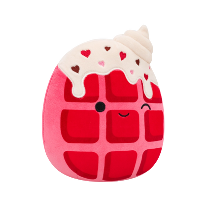 Squishmallows - Little Plush 7.5" Sayonara the Winking Red Velvet Waffle | 1-6Y