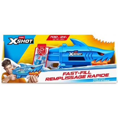 X-Shot - Water Fast-Fill Shark Attack Water Blaster | 6Y+
