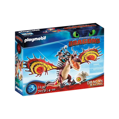 Playmobil Dragon Racing Snotlout Hookfang