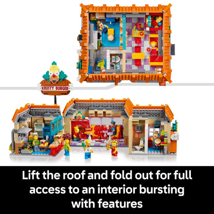 Lego - The Simpsons: Krusty Burger (Rare Edition) 1635 Pcs 18Y+ — BambiniJO Jordan