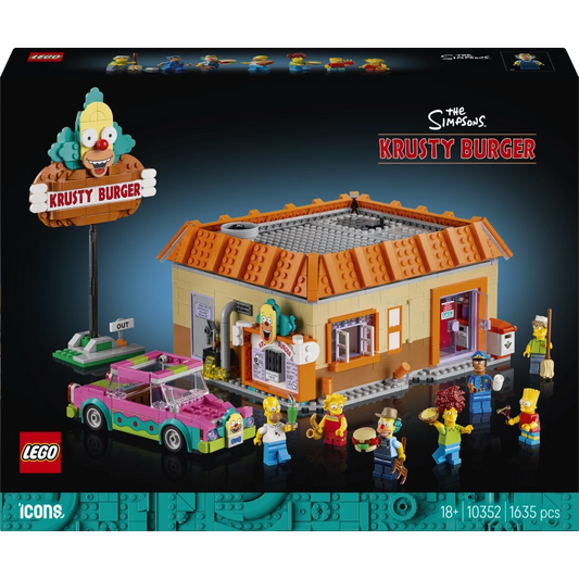 Lego - The Simpsons: Krusty Burger (Rare Edition) 1635 Pcs 18Y+ — BambiniJO Jordan