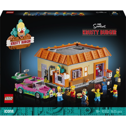 Lego - The Simpsons: Krusty Burger (Rare Edition) 1635 Pcs 18Y+ — BambiniJO Jordan
