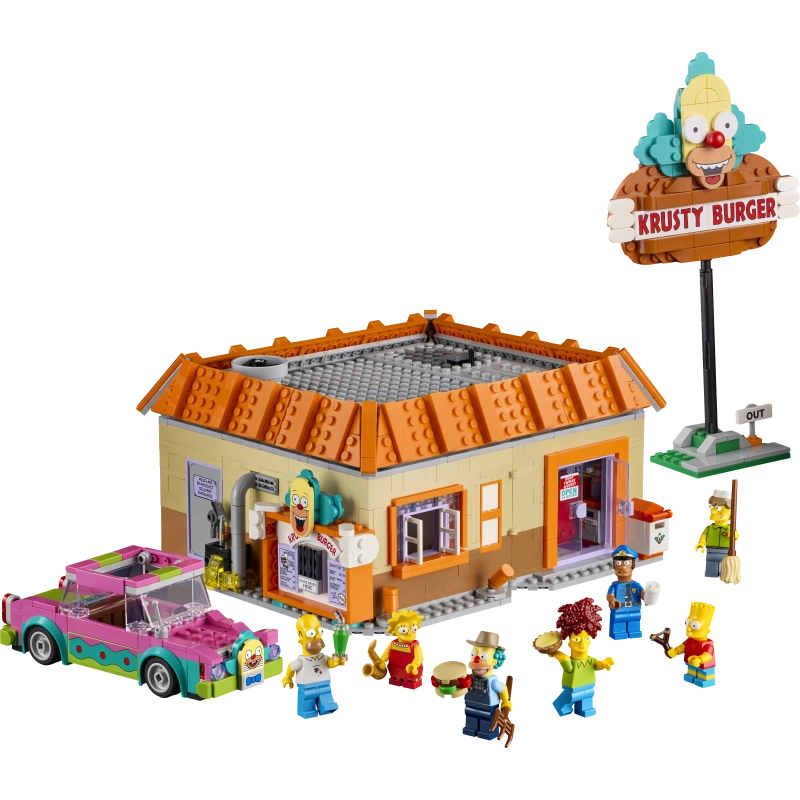 Lego - The Simpsons: Krusty Burger (Rare Edition) 1635 Pcs 18Y+ — BambiniJO Jordan