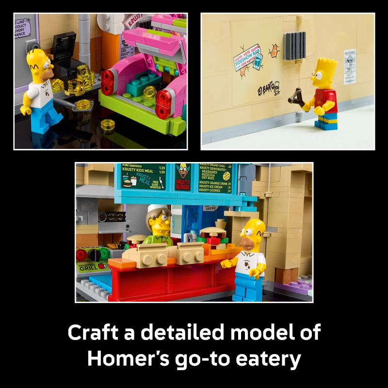 Lego - The Simpsons: Krusty Burger (Rare Edition) 1635 Pcs 18Y+ — BambiniJO Jordan