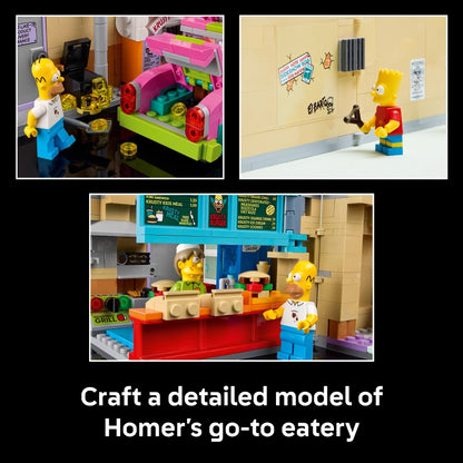 Lego - The Simpsons: Krusty Burger (Rare Edition) 1635 Pcs 18Y+ — BambiniJO Jordan