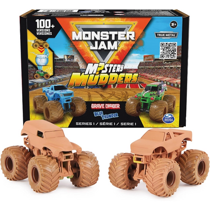 Monster Jam - 1:64 Mystery Mudders 2-Pack | 3Y+
