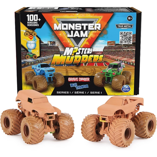 Monster Jam - 1:64 Mystery Mudders 2-Pack | 3Y+