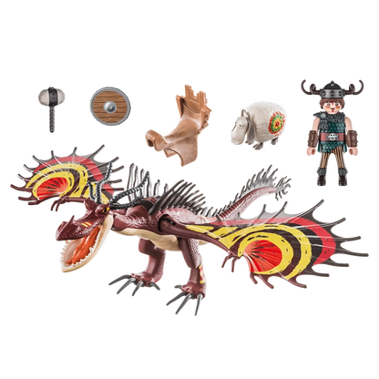 Playmobil Dragon Racing Snotlout Hookfang