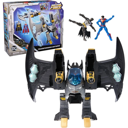 DC Universe - DC Comics, Metal Force Transforming Batwing, 2-in-1 Playset | 4Y+