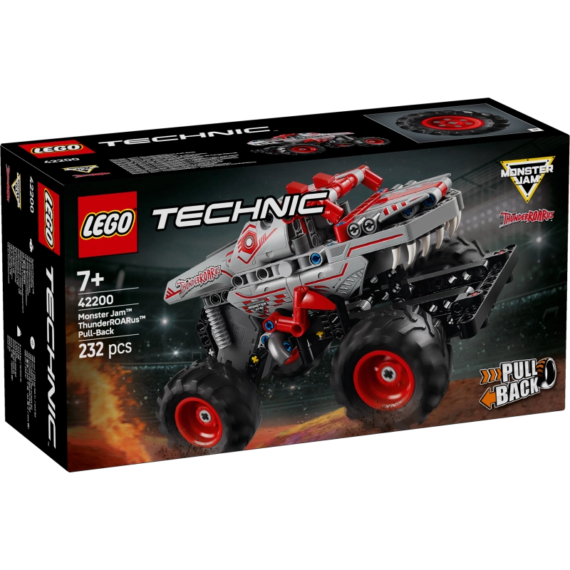 Lego - Monster Jam ThunderROARus Pull-Back | 232 Pcs | 7Y+ Lego - Monster Jam ThunderROARus Pull-Back | 232 Pcs | 7Y+