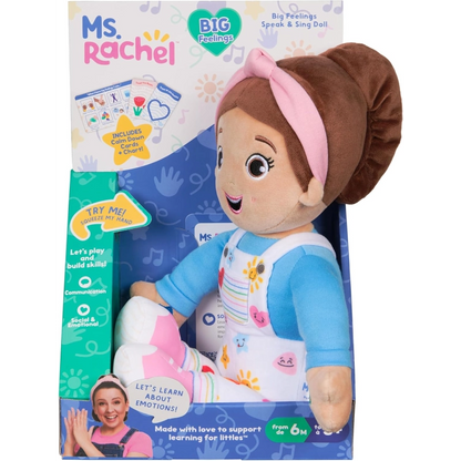 Ms. Rachel - Big Feelings Speak & Sing Doll | 6M+