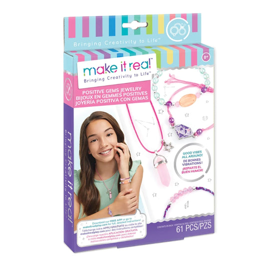 Make It Real - Positive Gems Jewelry- 61 Pcs | 8Y+