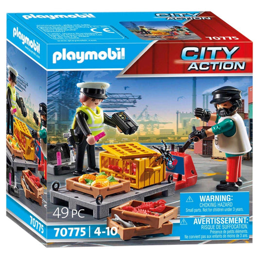 Playmobil - Customs Check- 49 Pcs | 4Y+