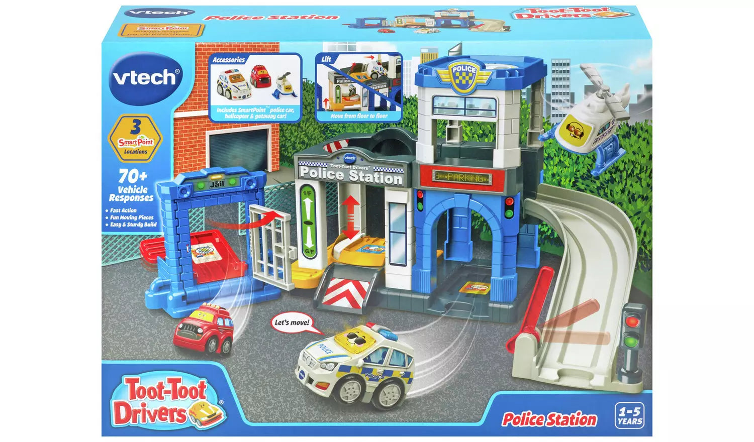 Vtech - مركز شرطة توت-توت درايفرز | 1-5 سنوات Vtech - مركز شرطة توت-توت درايفرز | 1-5 سنوات