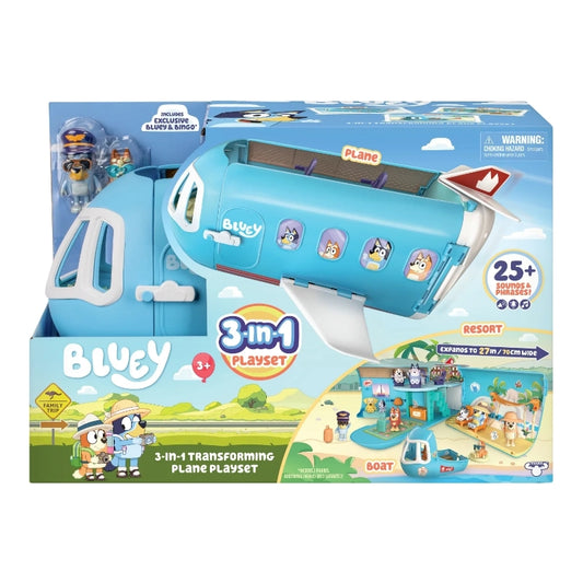 Bluey - 3-in-1 Transforming Plane Playset S11 | 3Y+ — BambiniJO Jordan