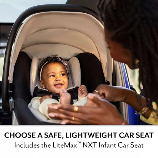 Evenflo - Pivot NXT Travel System with LiteMax NXT Infant Car Seat | Ebony Black