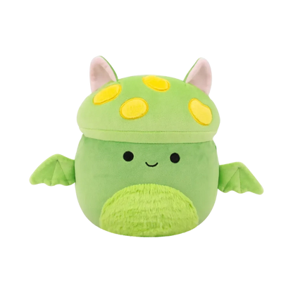 Squishmallows - Medium Plush 12" Earling the Neon Green Mushroom Bat with Fuzzy Belly | 1-6Y