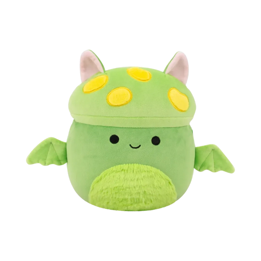 Squishmallows - Medium Plush 12" Earling the Neon Green Mushroom Bat with Fuzzy Belly | 1-6Y